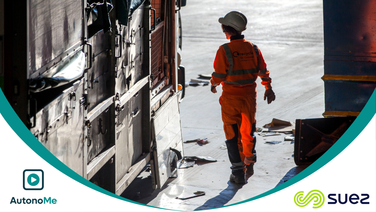 Banner image SUEZ and AutonoMe partnership.